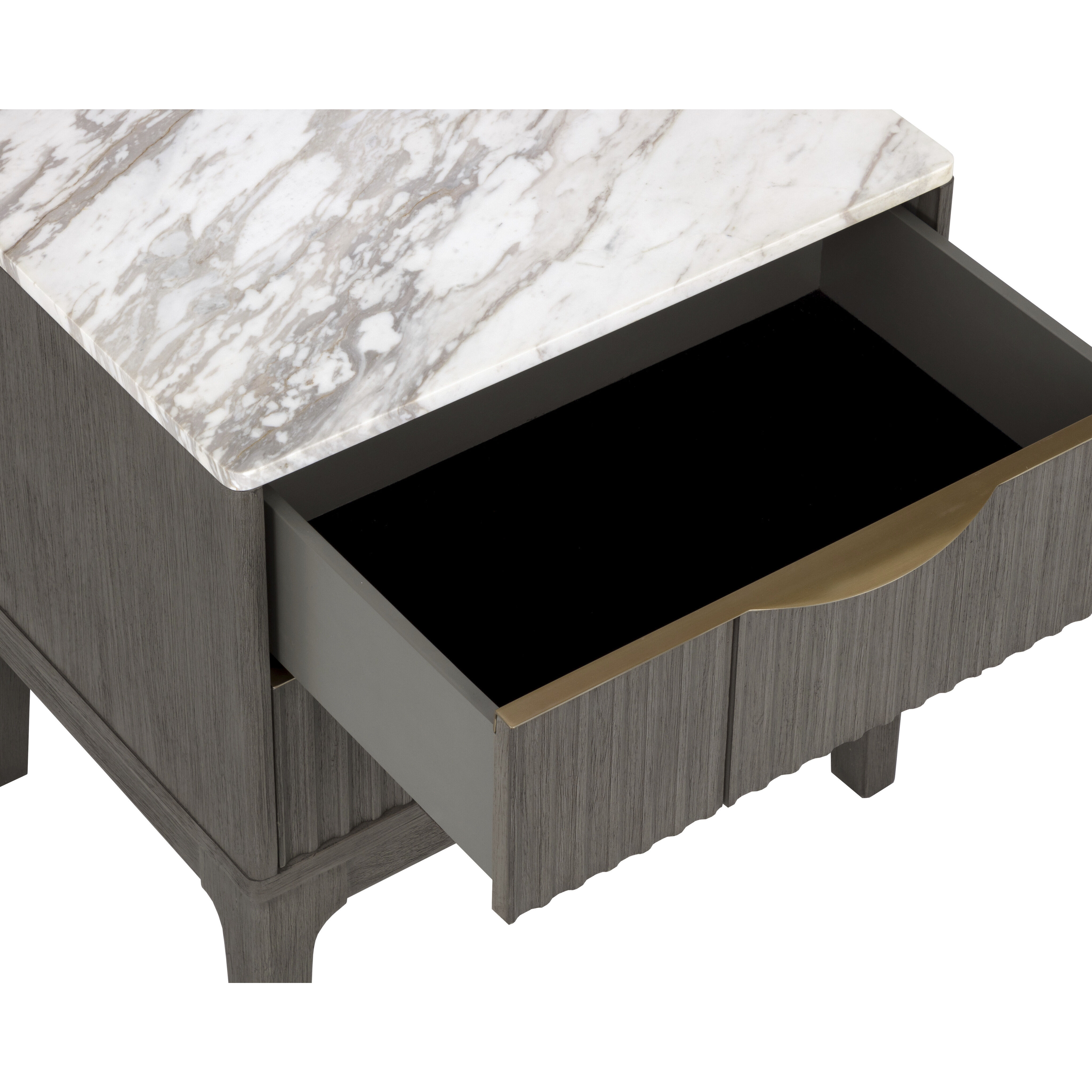 Keldon 23.5 X 23.5 inch White / Grey Night Stand